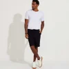 Calças E Bermudas | Masculino>Basico.com Bermuda Amarração Masculina - Preto