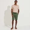 Calças E Bermudas>Basico.com Bermuda Amarração Masculina - Verde Pinheiro
