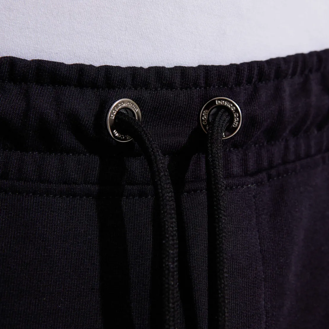 Calças E Bermudas | Masculino>Basico.com Bermuda Amarração Masculina - Preto