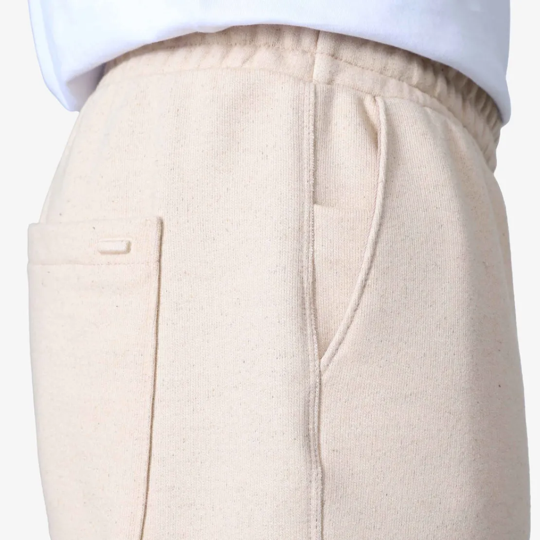 Calças E Bermudas>Basico.com Bermuda Blend Eco Masculina - Bege Avelã