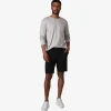 Moletons | Moletons>Basico.com Bermuda Moletom Masculina - Preto