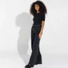 Blusas | Blusas E Casacos>Basico.com Blusa Cotton Pima Decote Canoa Feminina | Life Collection - Preto