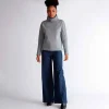 Moletons | Moletons>Basico.com Blusa Moletom Felpa Gola Rolê Feminina - Mescla Escuro
