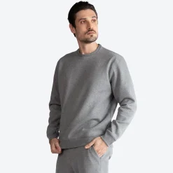 Moletons | Moletons>Basico.com Blusa Moletom Felpa Masculina - Mescla Escuro
