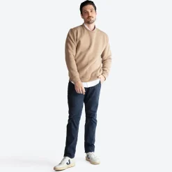 Moletons | Moletons>Basico.com Blusa Moletom Felpa Masculina - Bege Pastel