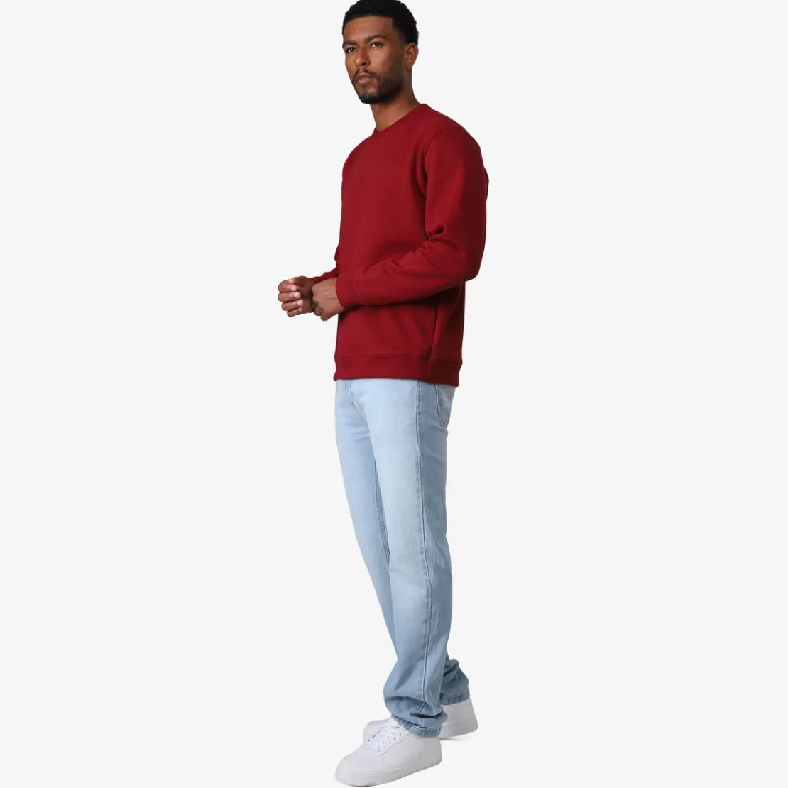 Moletons | Moletons>Basico.com Blusa Moletom Felpa Masculina - Marsala