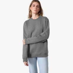 Blusas E Casacos | Moletons>Basico.com Blusão Moletom Flanelado - Mescla Escuro