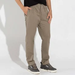 Algodão Egípcio | Calças E Bermudas>Basico.com Calça Algodão Egípcio | Everyday Collection - Verde Militar