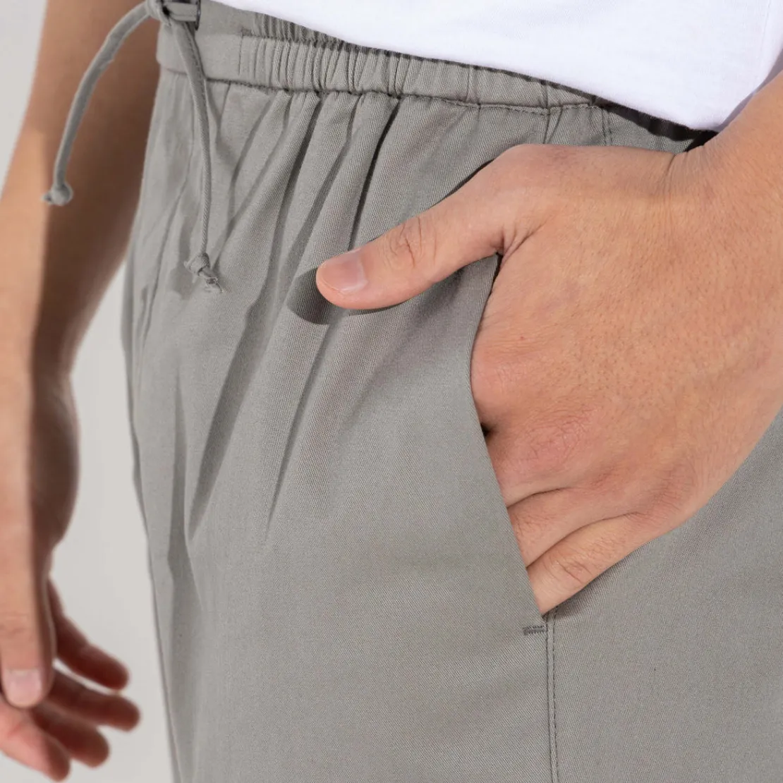 Algodão Egípcio | Calças E Bermudas>Basico.com Calça Algodão Egípcio | Everyday Collection - Cinza Médio