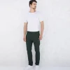 Calças E Bermudas | Masculino>Basico.com Calça Algodão Stretch Masculina - Verde Cedro