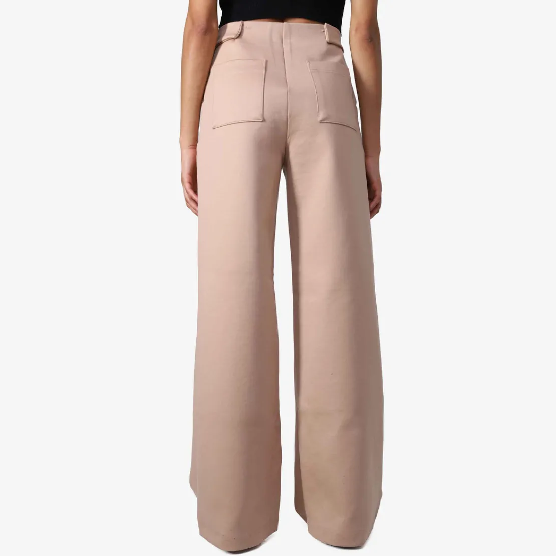Calças>Basico.com Calça Dense Modal Regulável Feminina | Travel Collection - Bege Camel