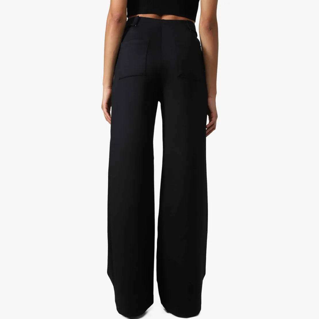 Calças>Basico.com Calça Dense Modal Regulável Feminina | Travel Collection - Preto