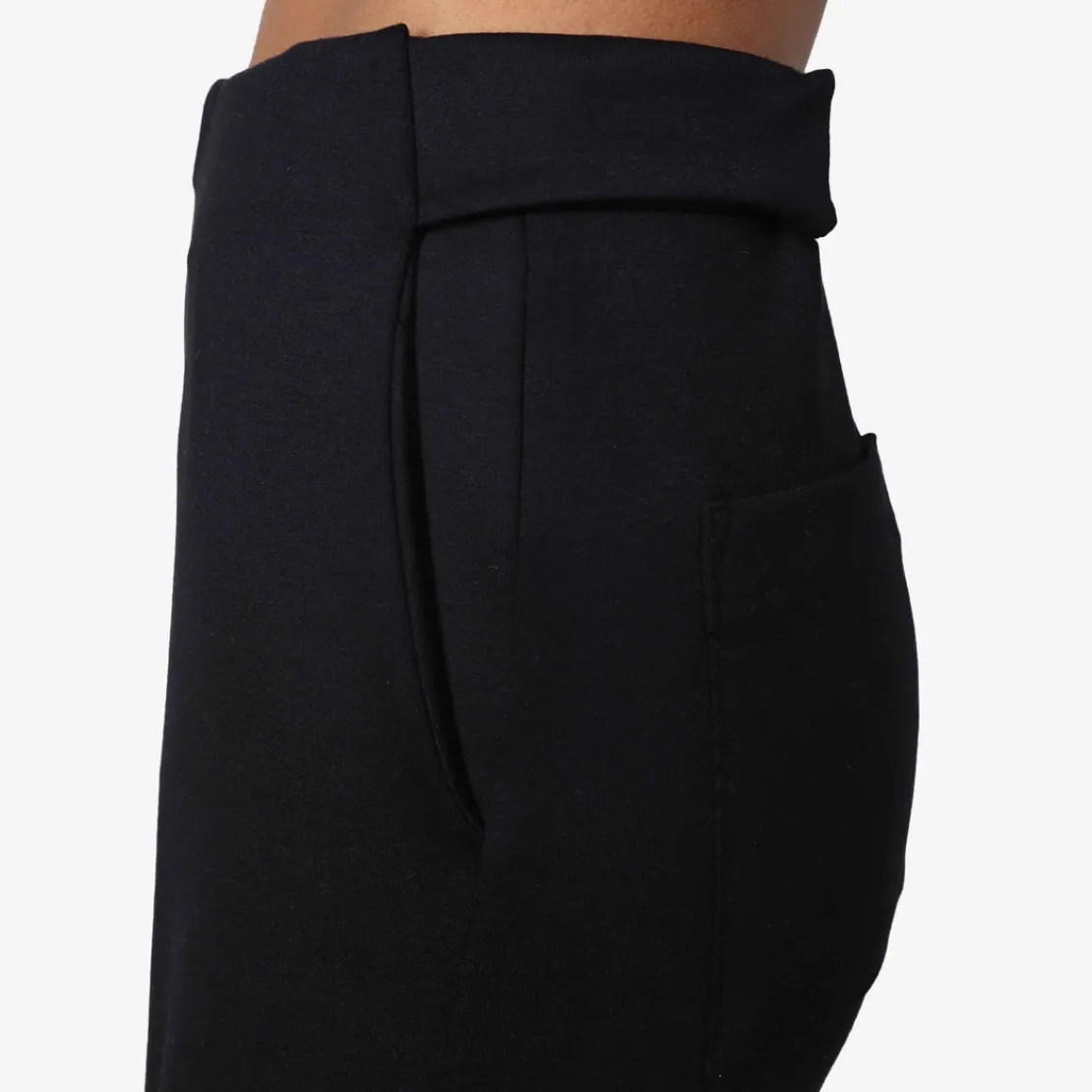 Calças>Basico.com Calça Dense Modal Regulável Feminina | Travel Collection - Preto
