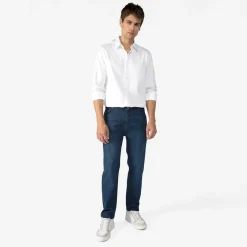 Jeans | Calças E Bermudas>Basico.com Calça Jeans Slim Masculina - Azul Jeans Médio