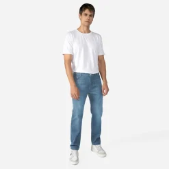 Jeans | Calças E Bermudas>Basico.com Calça Jeans Slim Masculina - Azul Jeans Claro