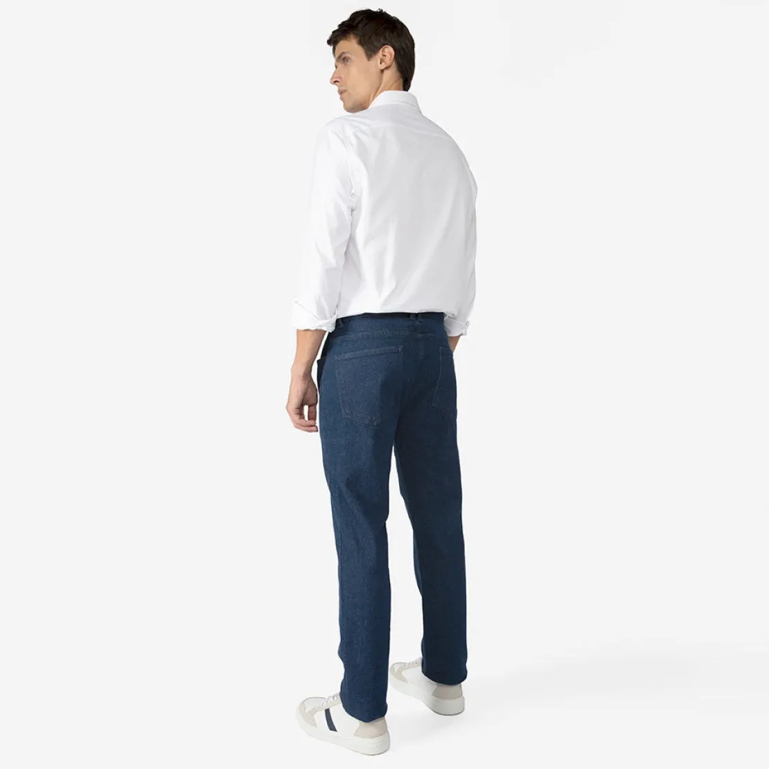 Jeans | Calças E Bermudas>Basico.com Calça Jeans Slim Masculina - Azul Jeans Médio