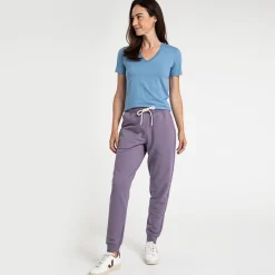 Moletons | Moletons>Basico.com Calça Jogger de Moletom Feminina - Roxo Ametista