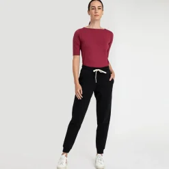 Moletons | Moletons>Basico.com Calça Jogger de Moletom Feminina - Preto