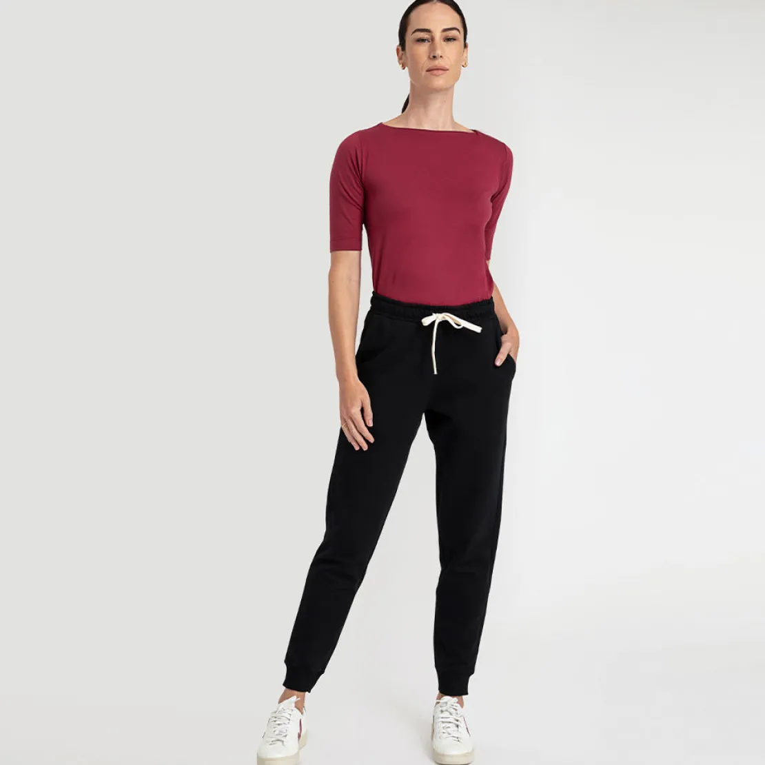 Moletons | Moletons>Basico.com Calça Jogger de Moletom Feminina - Preto