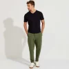 Calças | Linho>Basico.com Calça Jogger Moletinho Strech Linho Unissex - Verde Figo
