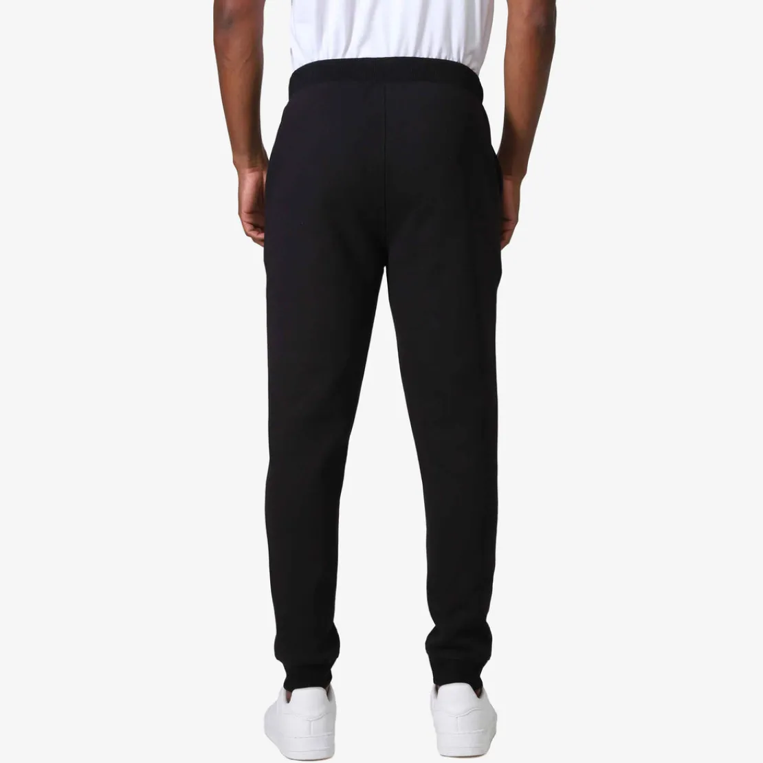 Moletons | Moletons>Basico.com Calça Jogger Moletom Flanelado - Preto