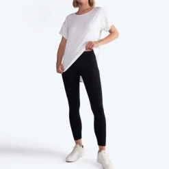 Calças | Algodão Pima>Basico.com Calça Legging Pima Feminina | Life Collection - Preto
