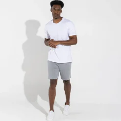 Camisetas | Algodão Pima>Basico.com Camiseta Algodão Pima Gola Dupla Masculina | Life Collection - Branco