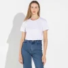 Camisetas>Basico.com Camiseta Algodão Premium Feminina | Everyday Collection - Branco