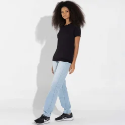 Camisetas>Basico.com Camiseta Algodão Premium Feminina | Everyday Collection - Preto