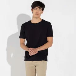Camisetas>Basico.com Camiseta Algodão Premium Masculina | Everyday Collection - Preto