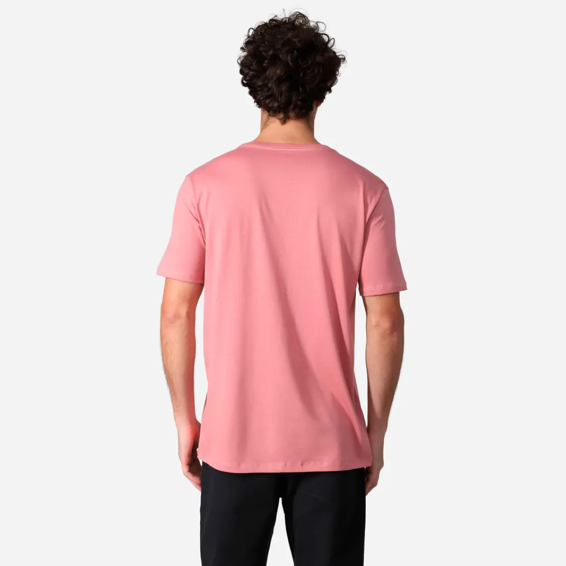 Camisetas>Basico.com Camiseta Algodão Premium Masculina | Everyday Collection - Rose