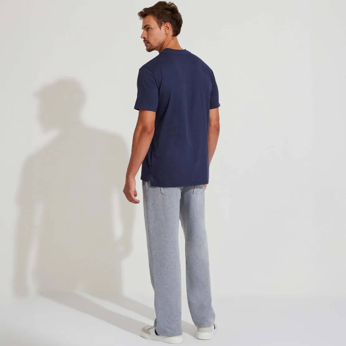 Camisetas>Basico.com Camiseta Coffee Gola Dupla Masculina - Freddo