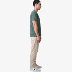Camisetas>Basico.com Camiseta Estonada Masculina - Verde Cedro