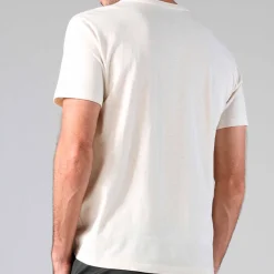 Linho | Camisetas>Basico.com Camiseta Malha Linho Masculina - Off White