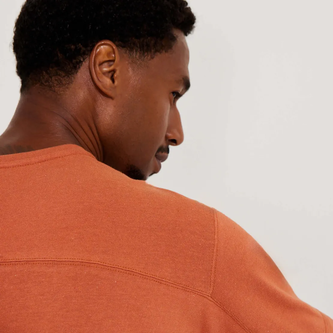 Tricot | Camisetas>Basico.com Camiseta Malha Tricot Masculina - Terracota