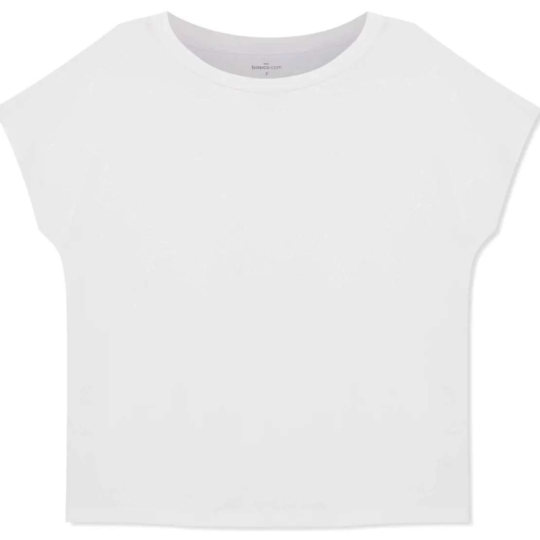 Algodão Pima | Camisetas>Basico.com Camiseta Pima Ampla Feminina - Branco