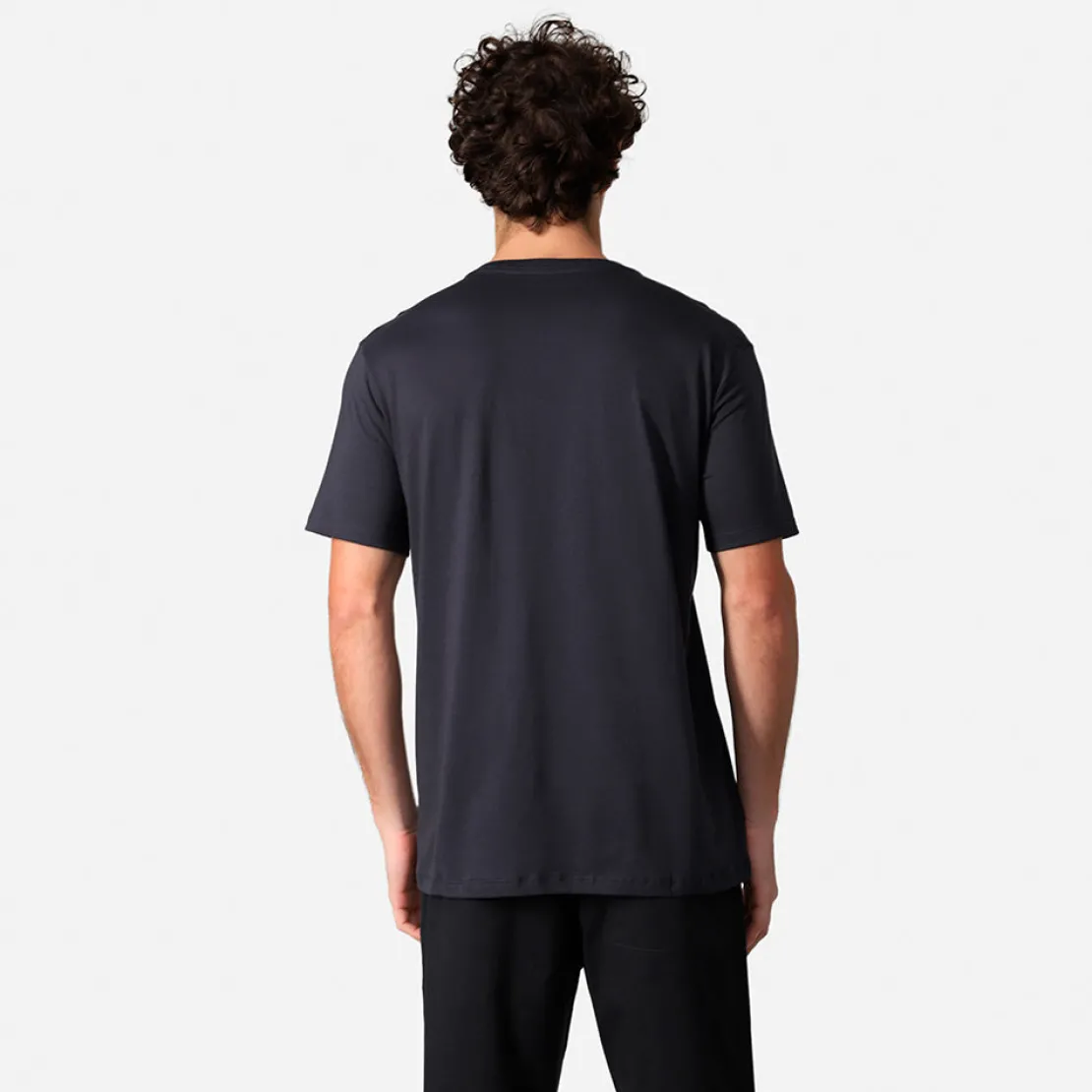Algodão Pima | Camisetas>Basico.com Camiseta Pima Gola V Masculina | Life Collection - Cinza Escuro