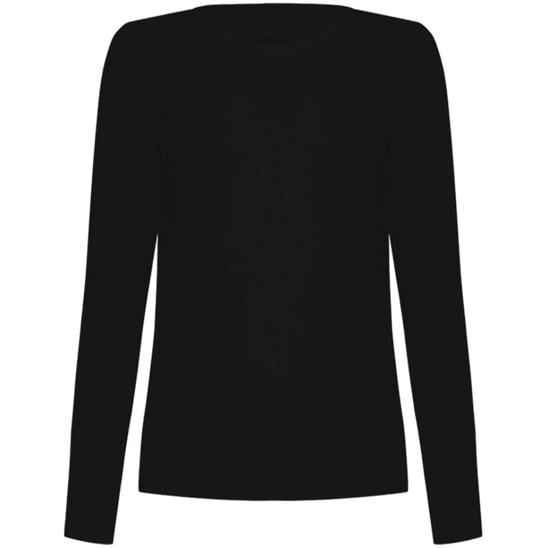 Algodão Pima | Camisetas>Basico.com Camiseta Pima Manga Longa Feminina | Life Collection - Preto