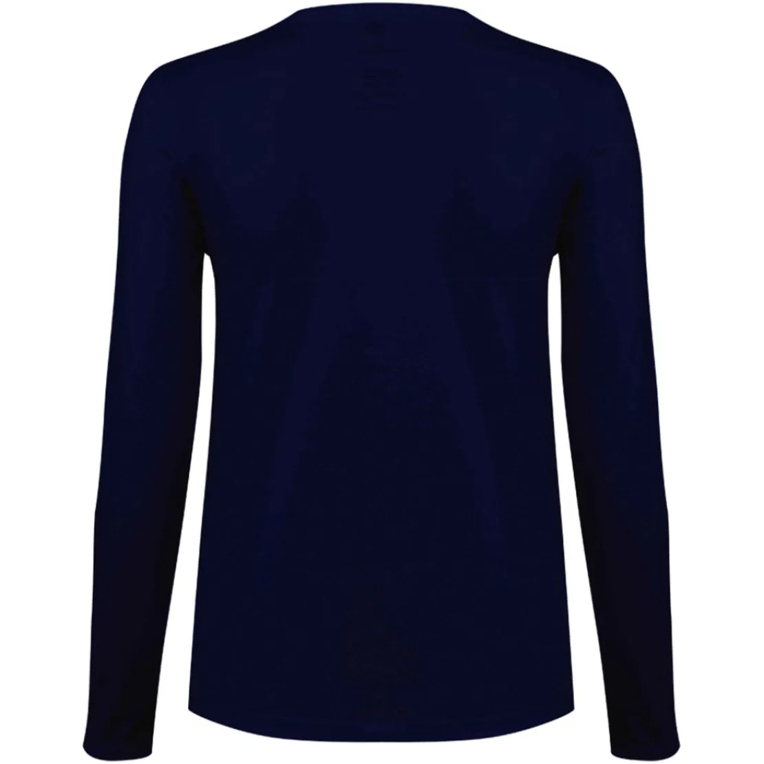 Algodão Pima | Camisetas>Basico.com Camiseta Pima Manga Longa Feminina | Life Collection - Azul Marinho