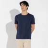 Algodão Pima | Camisetas>Basico.com Camiseta Pima Masculina | Life Collection - Azul Marinho