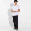 Algodão Pima | Camisetas>Basico.com Camiseta Pima Punho Masculina | Life Collection - Branco