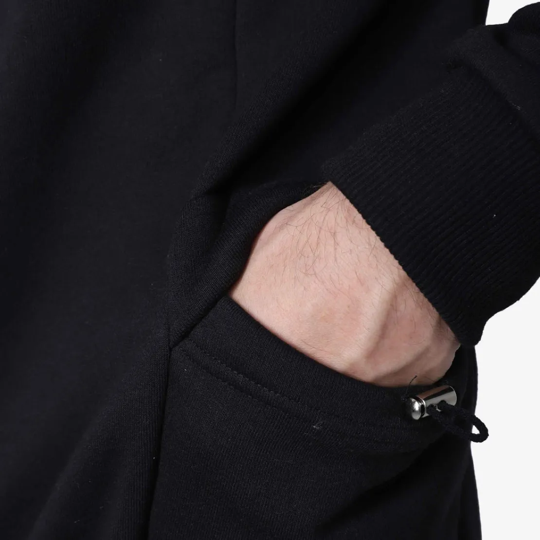 Moletons | Moletons>Basico.com Jaqueta Bomber Moletom Flanelado Masculina - Preto