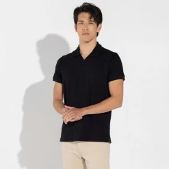 Polo | Algodão Pima>Basico.com Polo Cotton Pima Masculina | Life Collection - Preto