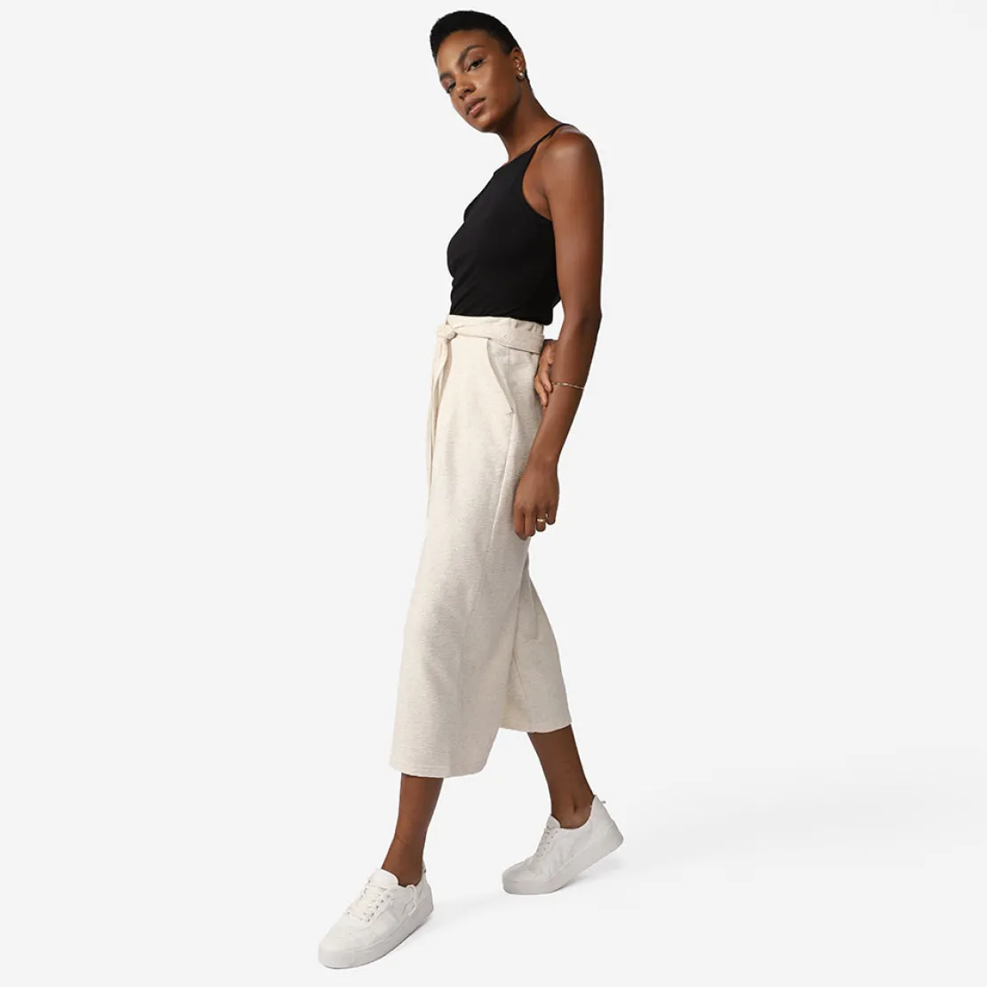 Regatas | Algodão Pima>Basico.com Regata Cotton Pima Cava Americana Feminina - Preto