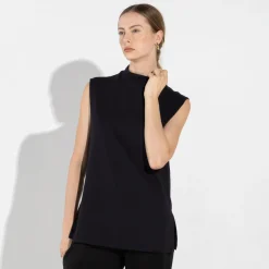 Regatas | Regatas>Basico.com Regata Cotton Select Gola Alta - Preto