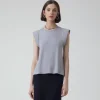 Regatas>Basico.com Regata Muscle Viscose - Cinza Claro
