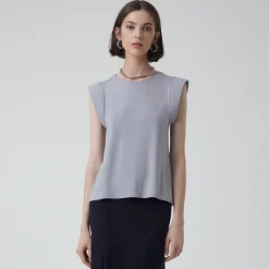 Regatas>Basico.com Regata Muscle Viscose - Cinza Claro