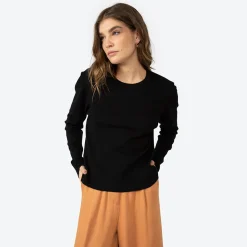 Tricot | Feminino>Basico.com Suéter Tricot Viscose Feminino - Preto
