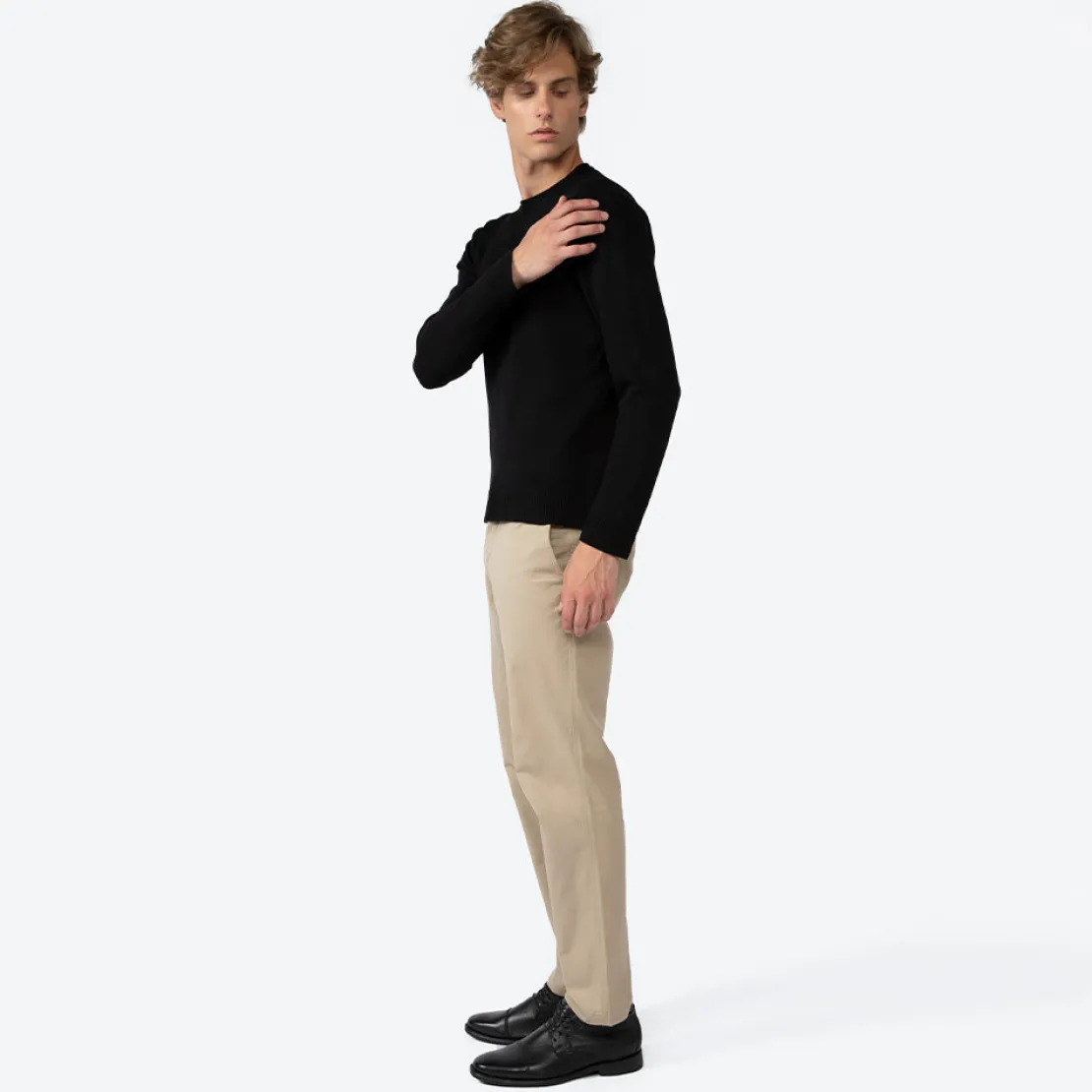 Tricot>Basico.com Suéter Tricot Viscose Masculino - Preto
