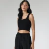 Tops>Basico.com Top Malha Estruturada - Preto